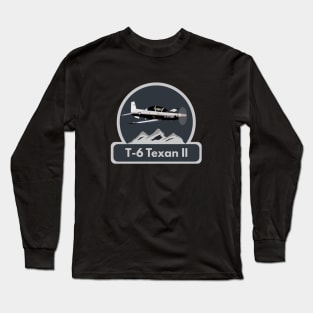 T-6 Texan II Trainer Aircraft Long Sleeve T-Shirt